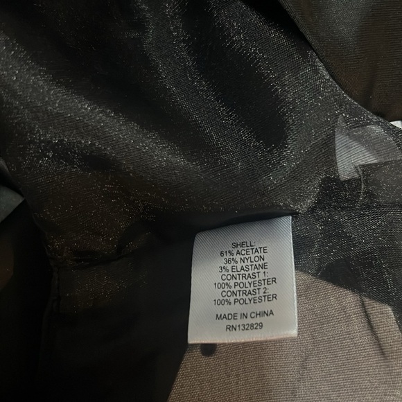 Revolve L'Academie Ames Mini Dress in Black Size Small NWT LBD Satin Read Note - Picture 5 of 8